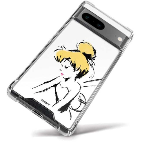 Disney Tinker Bell Dreamer Ink Art Google Pixel 8a Clear Case